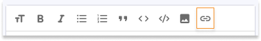 Various symbols are displayed that can be used to apply Markdown in the text.