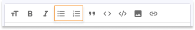 Various symbols are displayed that can be used to apply Markdown in the text.